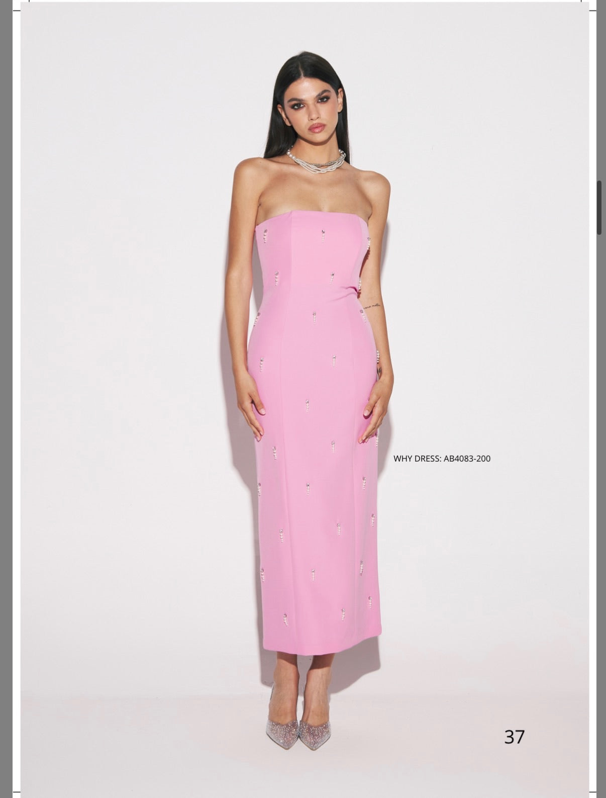 Abito Silence Pearly Dress
