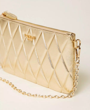 MINI BORSA QUILTED CON LOGO