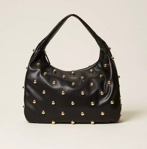 BORSA HOBO CON BORCHIE
