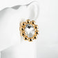 Orecchini lobo metallo e Swarovski