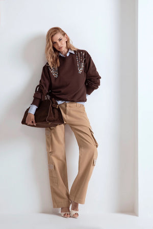 Pantalone ODI ET AMO Cargo Gold