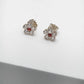 Orecchini fiore Swarovski