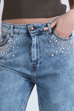 Denim ODI ET AMO Strass