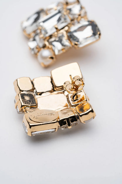 Orecchini squadrati Swarovski