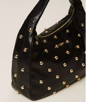 BORSA HOBO CON BORCHIE