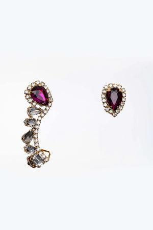 Mono-Orecchini earcuff Swarovski