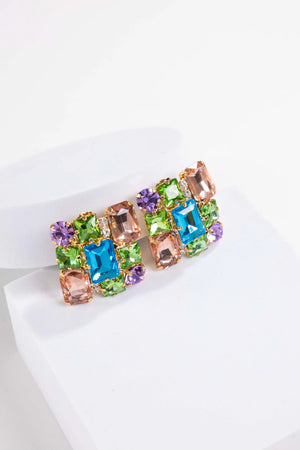 Orecchini squadrati Swarovski
