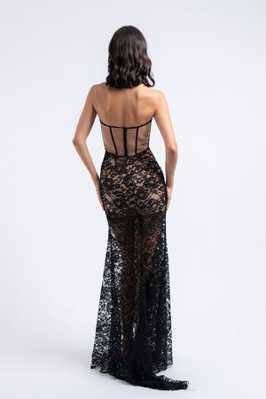 Abito TNS Pizzo Nude