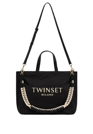 BORSA TWINSET SHOPPER CON LOGO